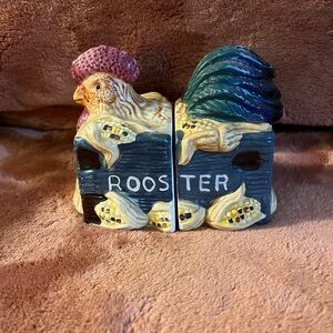 Colorful Rooster Salt and Pepper Shakers